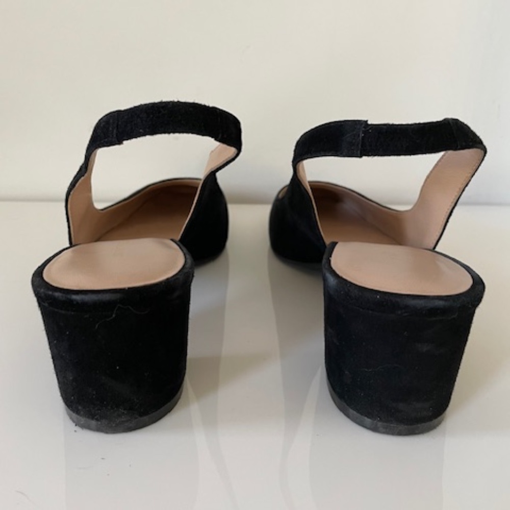 Stuart Weitzman Addy Suede And Patent Slingback P… - image 6